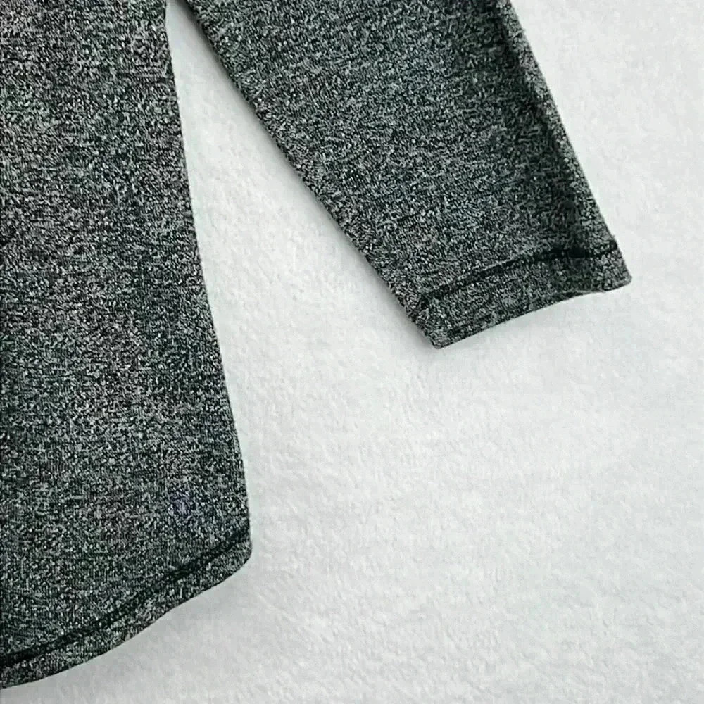 Max Studio Women’s Sweater Plus Sz 1X Heathered Black Cowl Neck Long Sleeve Soft - Picture 5 of 9